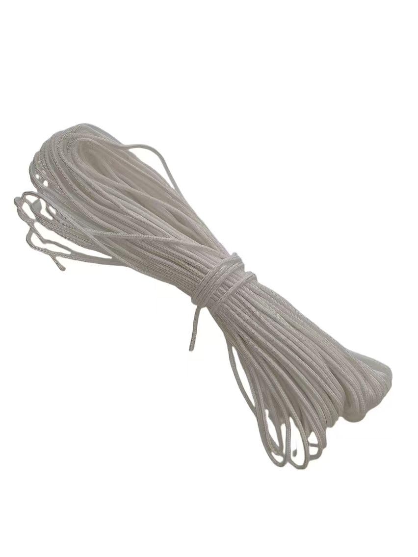 Wäscheleine für den Außenbereich, 12,7 cm Nylon-Wäscheleinen-Set, 45,7 m Outdoor-Wäscheleine, Wäscheleine, S-Spreizer, Haken und Wäscheleinenspanner