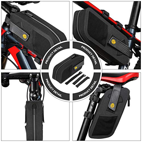 BESPORTBLE Tubo Superior Bolsa de Bicicleta Bolsa de Quadro Frontal de Bicicleta Bicicleta Bolsa de