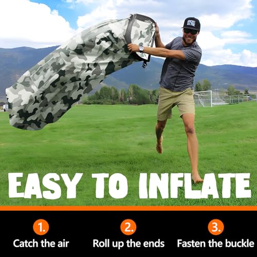 image for AlphaBeing Inflatable Lounger - Best Air Lounger for Travelling, Campi