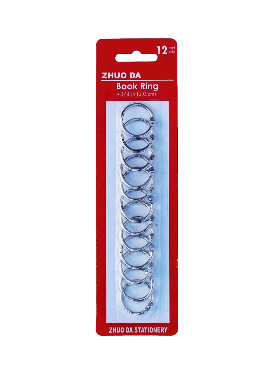 E Shopping® 19mm Book Ring for Scrapbook Set of 12pc