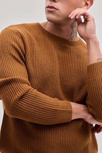 Image of SNITCH Black Fisherman Knit Sweater
