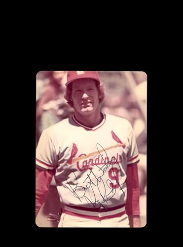 Ken Rudolph Signed Original 1970`s 4x5 Snaphot Photo St Louis Cardinals At Cubs Wrigley
