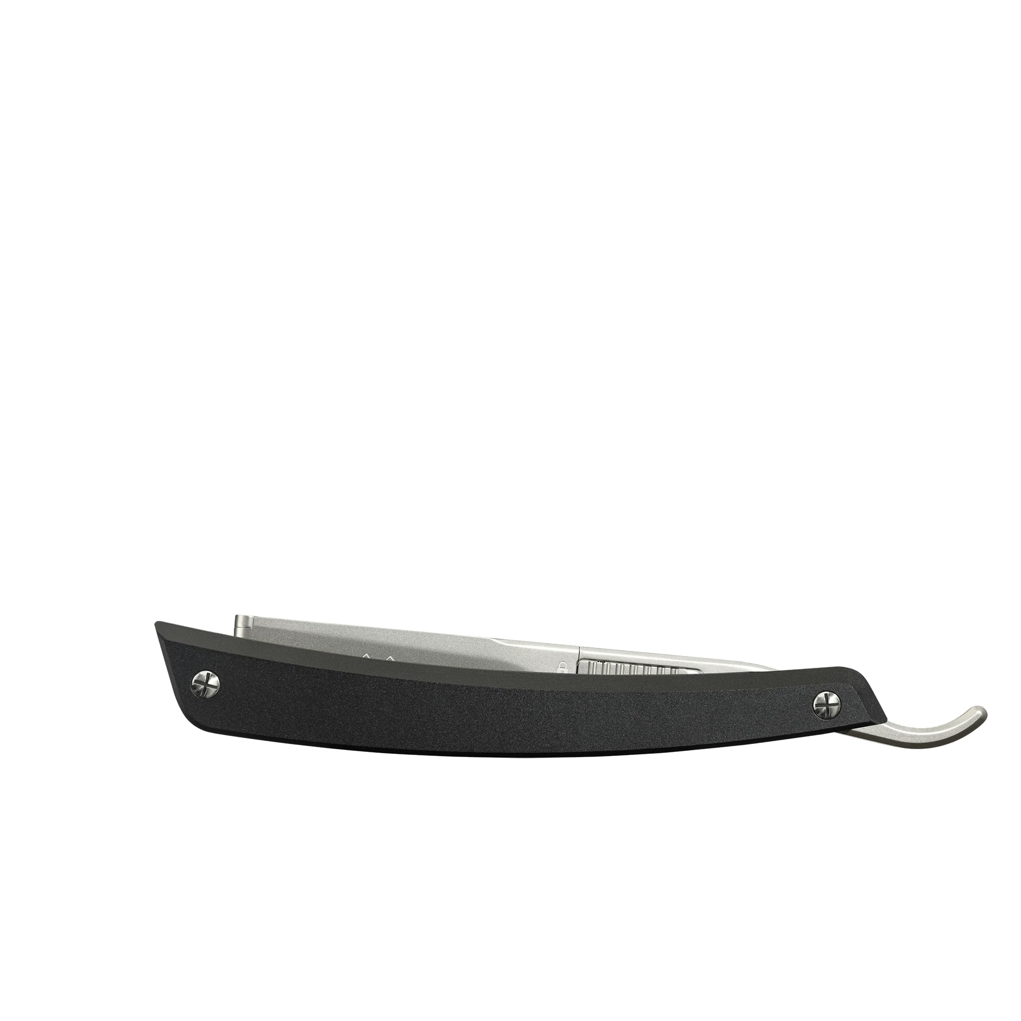 MÜHLE RMW 6 Rasiermesser Enthusiast Pro - Edelstahl - Profi-Nass-Rasur-Tool schwarz, klappbar - für halbe Wechselklingen