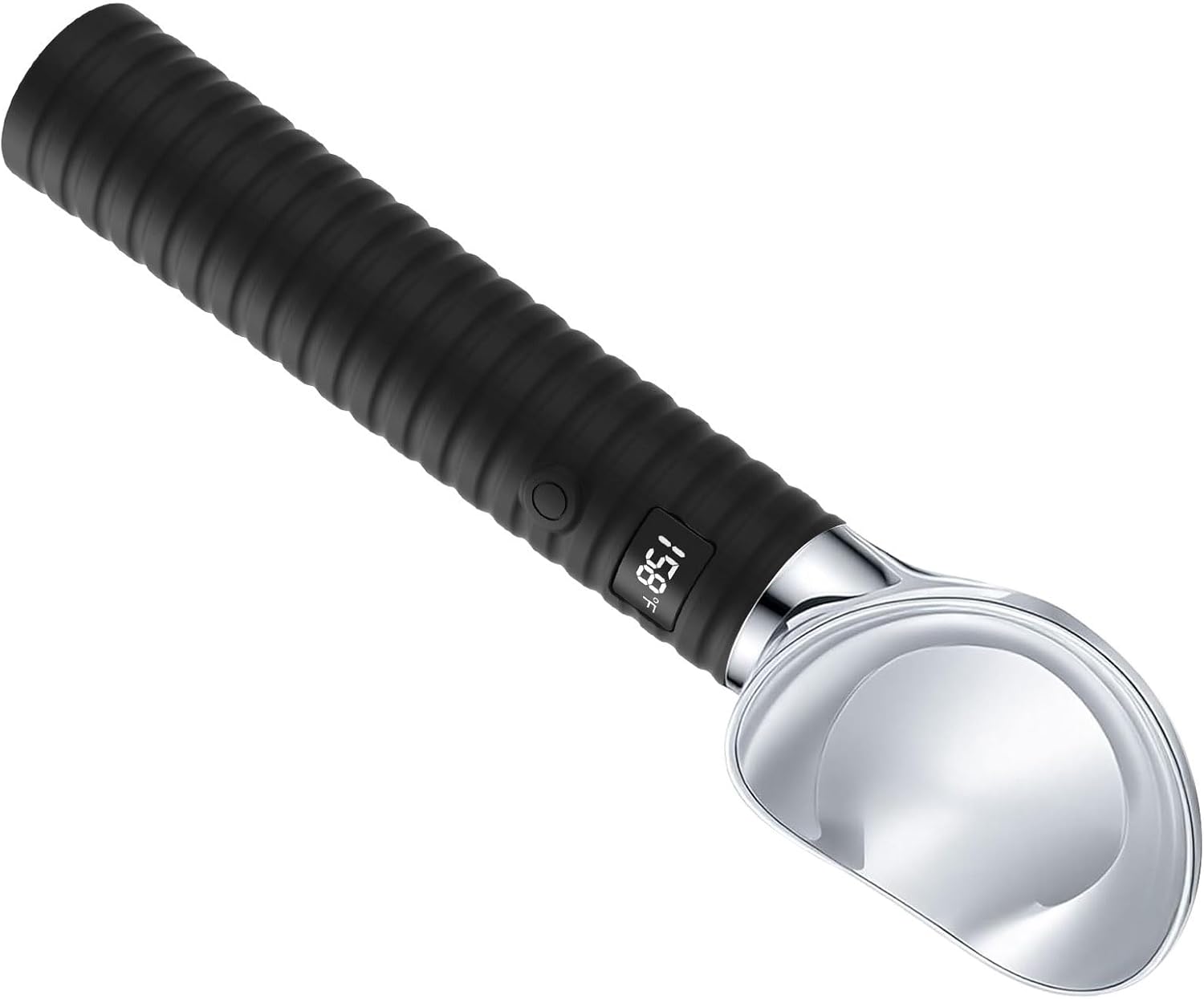 Heated Ice Cream Tool with LCD Temperature Display and Sturdy Metal Build Food Grade Ice Cream Spoon