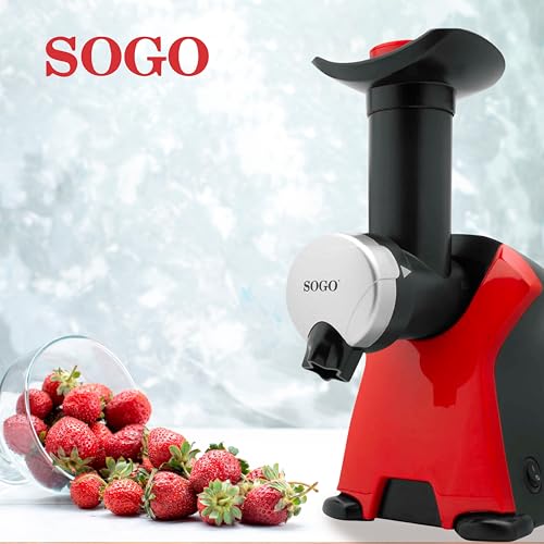 Miniatura 3 de Sogo Heladera Para Postres, Helados Y Sorbetes - Máquina De Hacer Helados Con Recetario De Postres Helados - Prepara Helados, Sorbetes Y Batidos Utilizando Frutas Chocolate Congelado - Heladera Niños