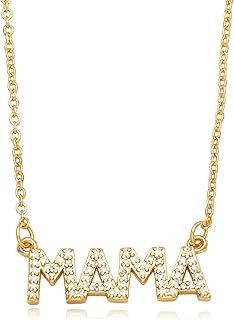 Mama Necklace Mom Word Necklace Personalized Minimal Necklace for Moms Delicate Mother's Necklace Inspire Jewelry Love Mama