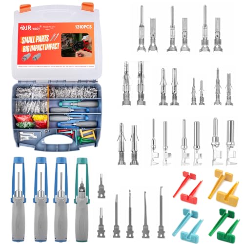 Juego de 1310 conectores de crimpado Molex MLX y pines macho hembra JRready ST6531
