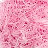 200g Füllmaterial Geschenk, Geschreddertes Papier für Geschenkbox, Zartrosa Geschreddertes Papier, Rosa Füllmaterial für Pakete und Körben, Perfekt für Hochzeiten und Handwerksprojekte