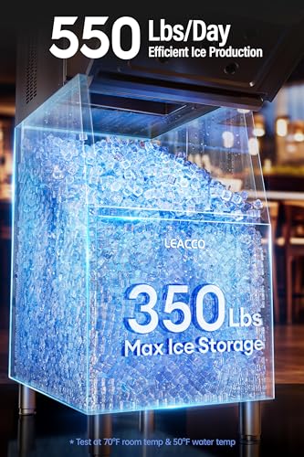Leacco ZB-550B Commercial Ice Maker Machine 550Lbs/24H thumb #1