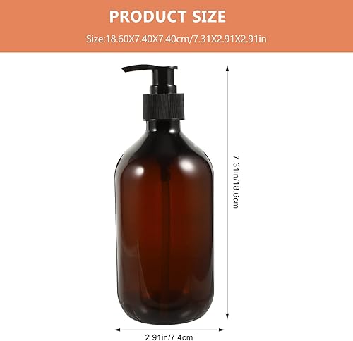 Miniatura 2 de minkissy Botella dispensadora de loción para el cuerpo, acondicionador corporal de viaje, dispensador de jabón de espuma de jabón de mano,