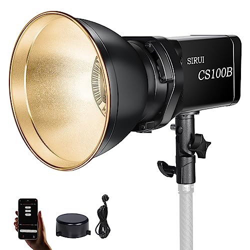 Foco LED de 100W SIRUI CS100B para grabaciones en casa y directos de streaming con app móvil