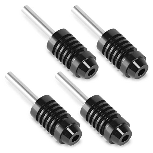 ACE Needles 4 Ringed Tattoo Machine Grips - Black