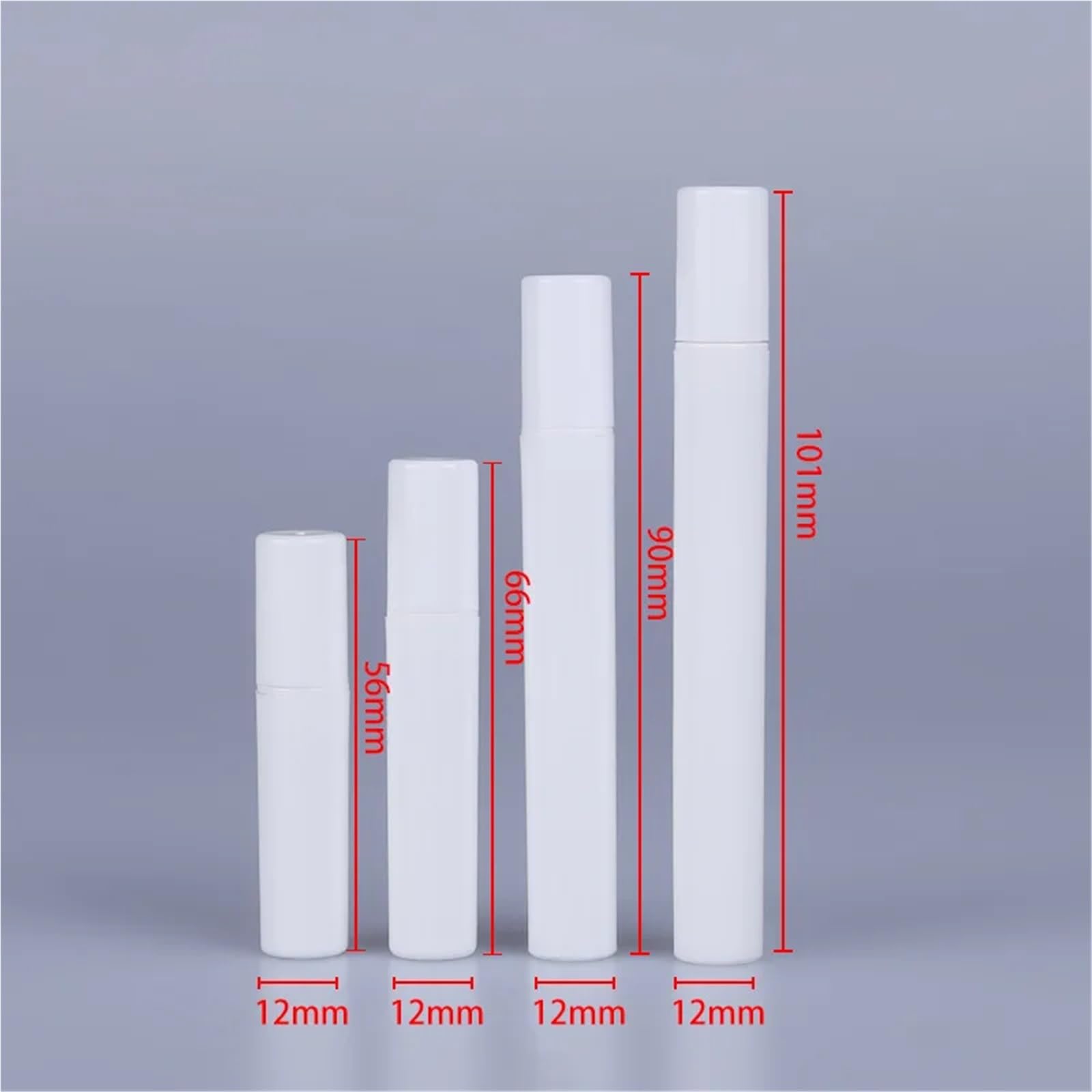 Atomizador Perfume 100 unidades de 2 ml, 3,0, 4, 5, rosa, blanco y negro, plástico transparente, for perfume, atomizador muestra(Black,5ml)