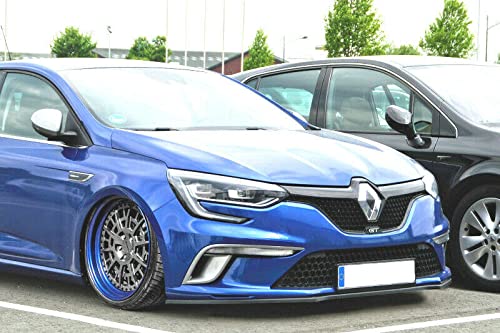 Spoiler avant Megane 4 GT/RS noir brillant jupe de pare-chocs 2015-2019