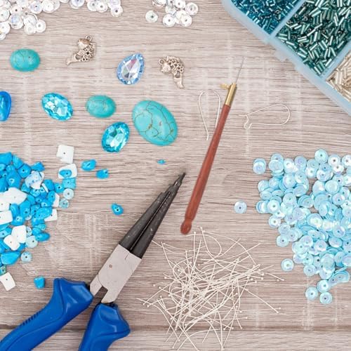 Wooden Embroidery Crochet Hooks Beading Needle Set for Beginners - 3