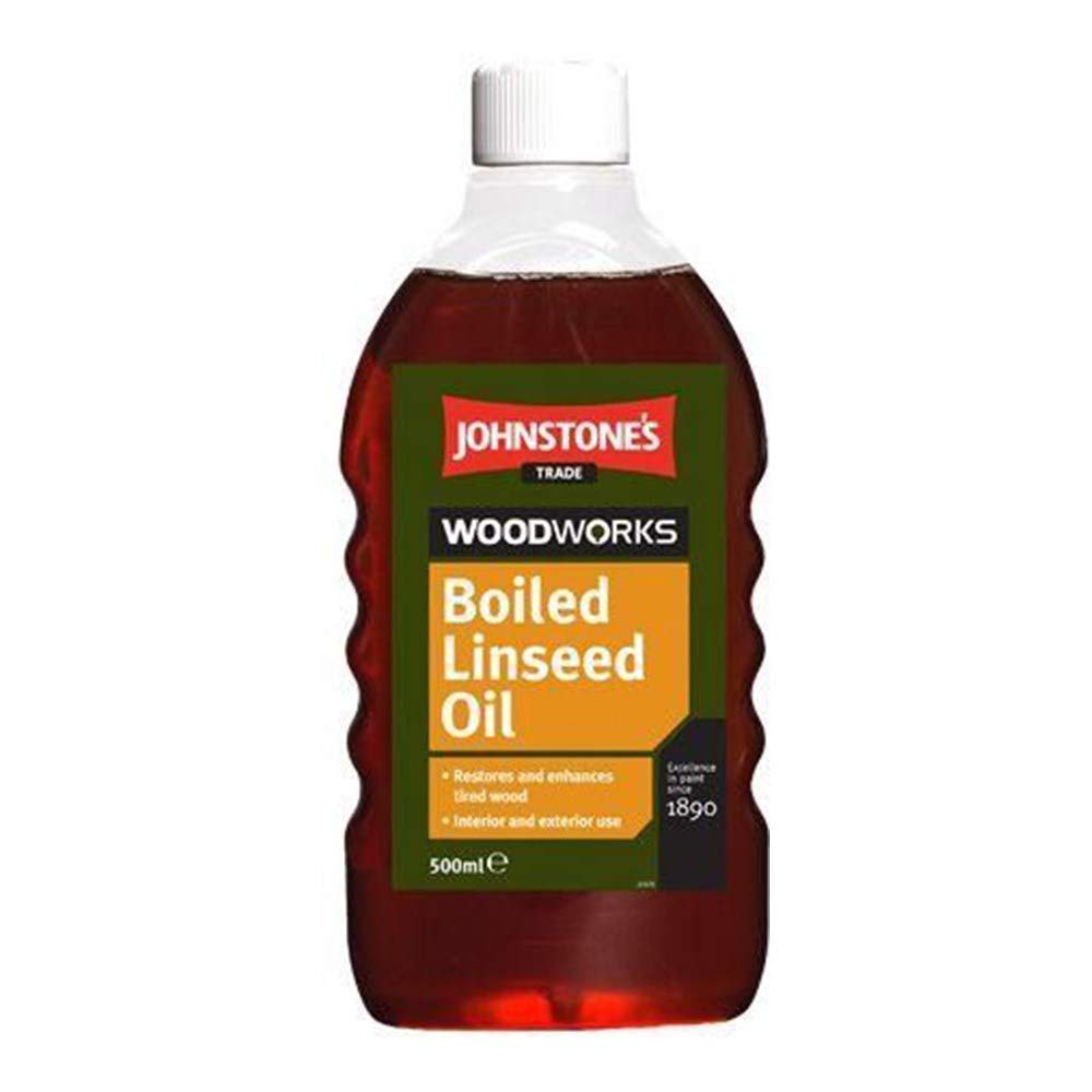 Johnstones Trade WoodWorks Boiled Linseed Oil 500ml J-730432