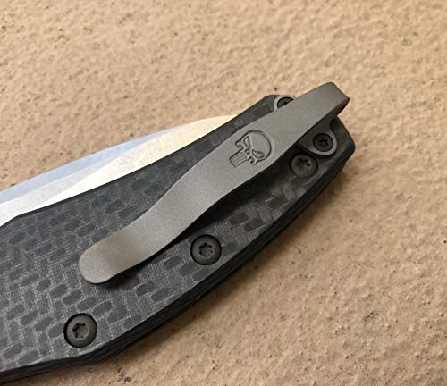 Titanium Pocket Clip for Zero Tolerance Knife ZT0770 ZT0801 ZT0566 ZT0452 ZT0220