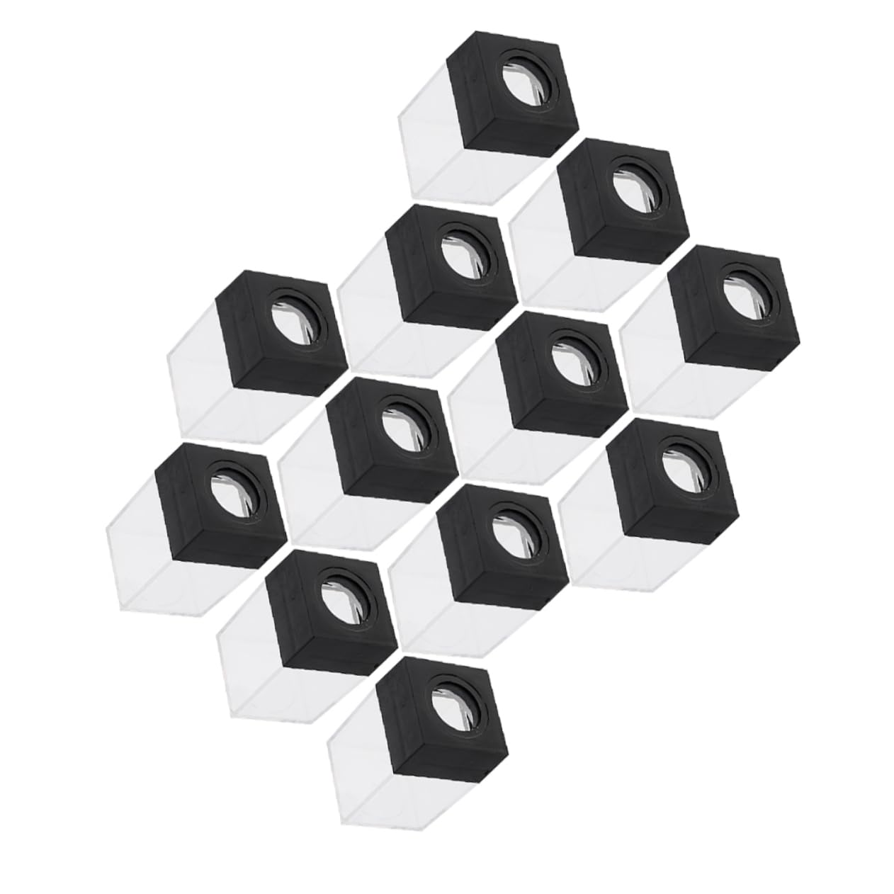 12 Piezas Caja de Clips Magnéticos para Soporte Magnético Oficina Portapuntas Magnetico para Clips de Papel y Horquillas Magnetico para Escritorio