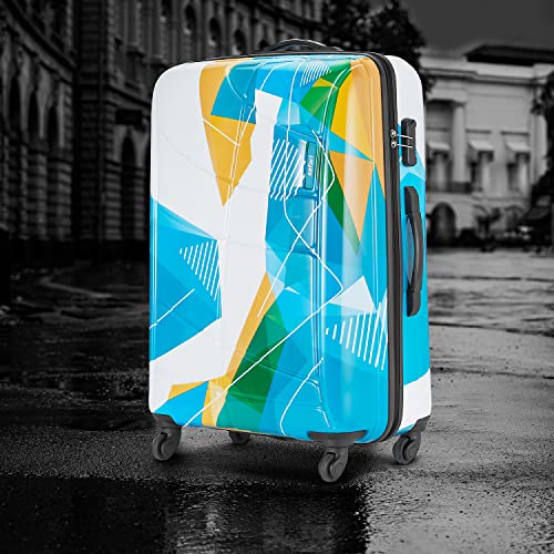 Image of Safari Luma 77 Cms Large Check-in Trolley Bag Hard Case Polycarbonate 4 Wheels 360 Degree Wheeling System Luggage, Trolley Bags for Travel, Suitcase for Travel, Multicolour