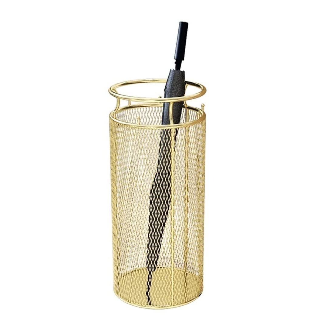 DFGHNBVC Nordic Iron Umbrella Stand - Stylish Entryway Decor, Holds Umbrellas Canes, Perfect For Home Office Nization, Durable Umbrella Holder For Hallway Storage