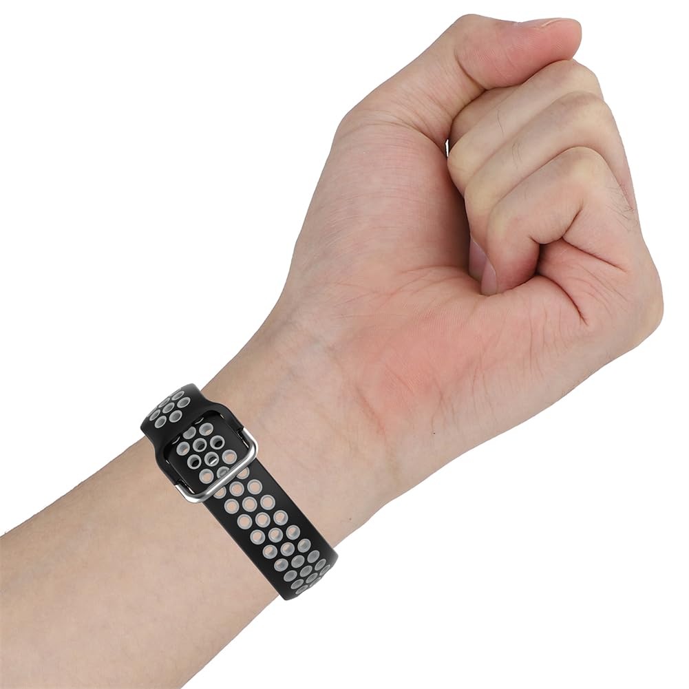 Correas Compatible con Amazfit CHEETAH (A2294),20mm Silicona Deportiva Pulsera Correa de Repuesto para Amazfit GTR 4/GTR 3/GTR 3 pro/GTR 2e/GTR 2/3 stratoS/GTR 47mm/Xiaomi Watch S2