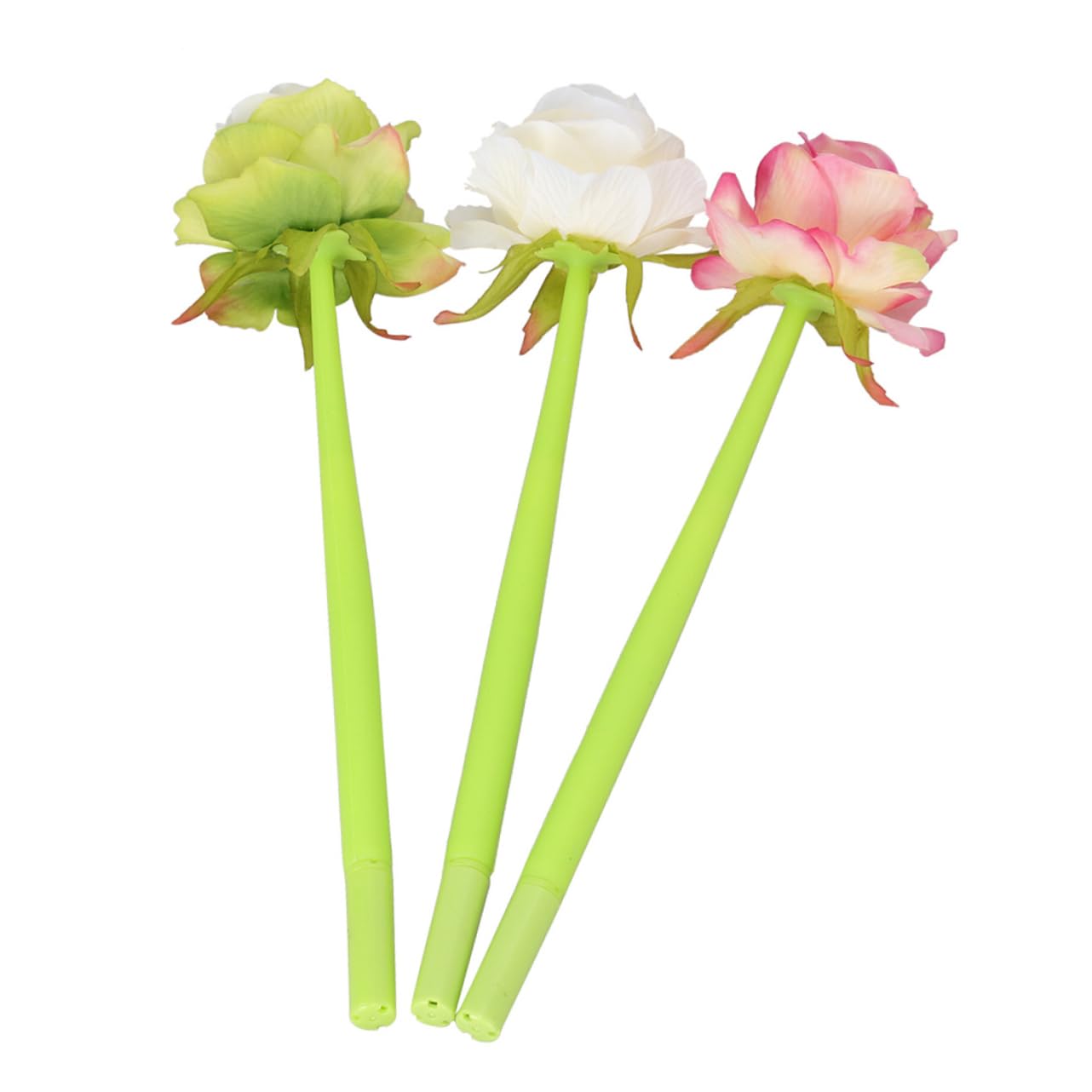 Tofficu 12pezzi Penne Gel Design Rosa Per Scuola Casual e Cancelleria Per Studenti e Adulti