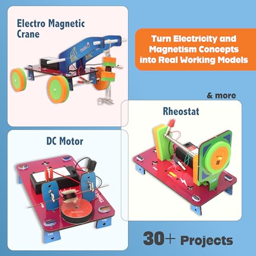 Image of Butterfly EduFields 30-in-1 Science Kit for Kids Age 8-14 | Electricity, Magnetism & STEM Experiments | School Science Project | Birthday & Return Gift for Boys & Girls