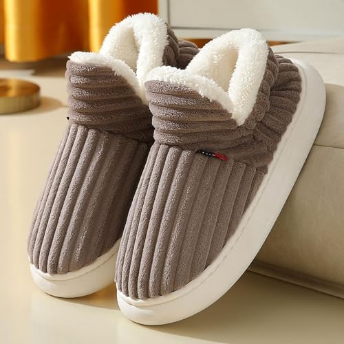 LELEBEAR Pluffi Slipper Booties Women, Pluffi The Cozy Stylish Slipper, Winter Cozy Warm Plush Lining Slippers2