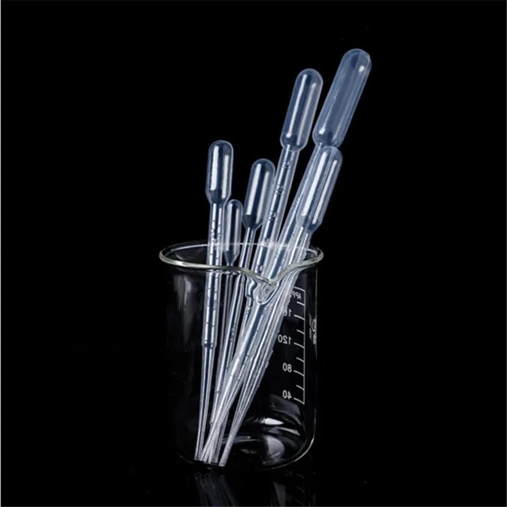 Cristalería de Laboratorio Pipetas de plástico for transferencia de líquidos, 100 unidades, 500 unidades, 1 ml, 2 ml, 3 ml, 3 ml-L, 5 ml, 10 ml, for experimentos.(3ml-L 500pcs)