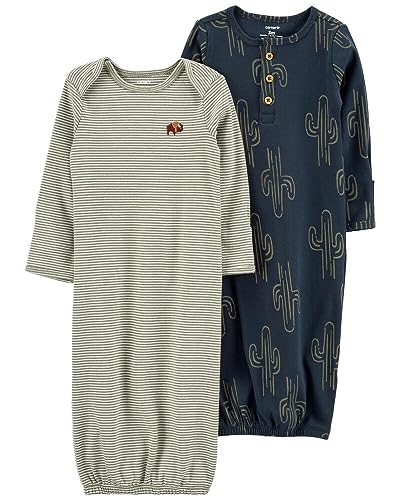 Image of Carter's Baby Boys 2-pk. Bear Sleeper Gowns