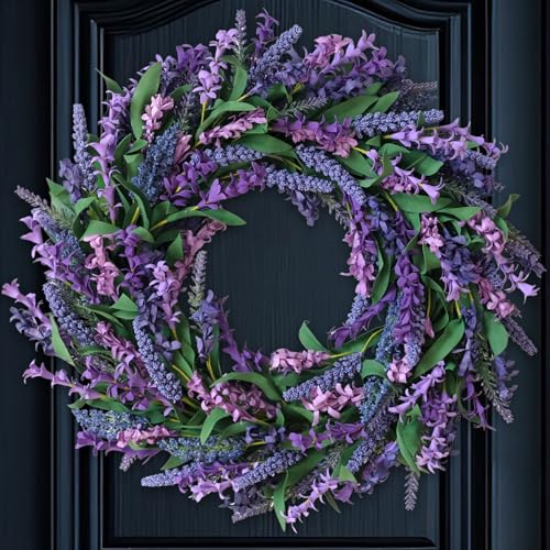vivimemo 22 inch Spring/Summer Front Door Wreaths...