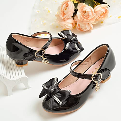 Baby Girl Bowknot Princess Shoes Soft Sole Wedding Mary Jane Shoes Single Shoes Dance Shoes Dress Shoes for Toddlers3