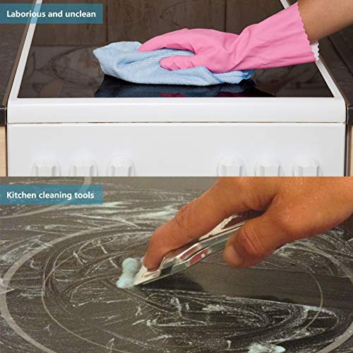 Raspador de vidro Tehaux 2 peças raspador de vidro raspador de tinta, decalque de carro, removedor d