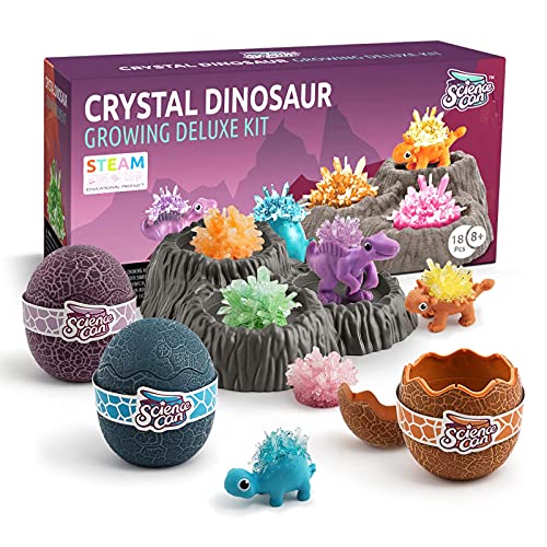 Science Can Kristalle züchten Komplett-Set, Experimentierkasten für Kinder ab 8 Jahre, DIY Experimente pädagogisches Spielzeug für 8 Jahre Mädchen und Jungen Geschenk, Luxus-Experimentierkasten Cover
