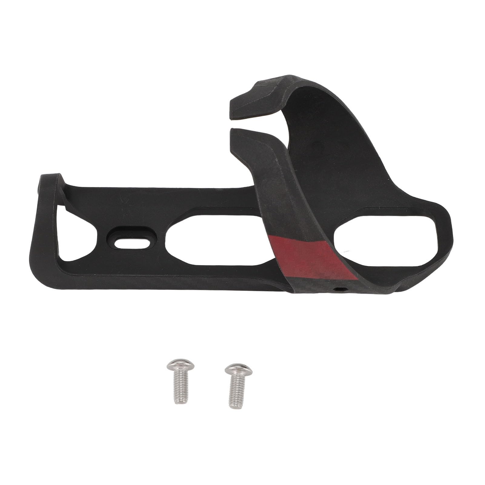 Cycling Bottle Holder Carbon Fiber Composite Super Lightweight Sturdy Water Bottle Cage for Mountain Road Bikes 1 Holder 2 Screws (Red)