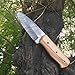Handmade Ragnar Knife, Odin Viking Knife, Fixed Blade Knife Skinner/Outdoor knife with Leather Sheath & Razor Sharp Blade with Rose Wood Handle (Damascus)