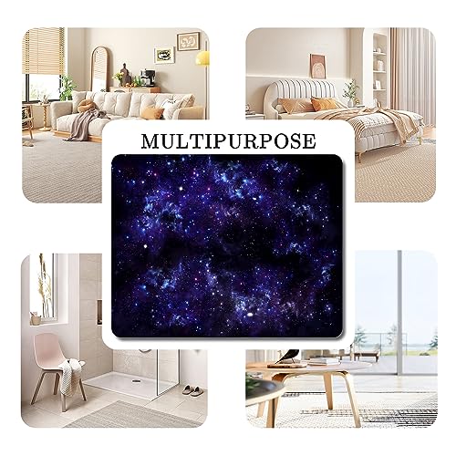 Tapete grande para área 150x180 cm con diseño Galaxia y estrellas miniatura 6