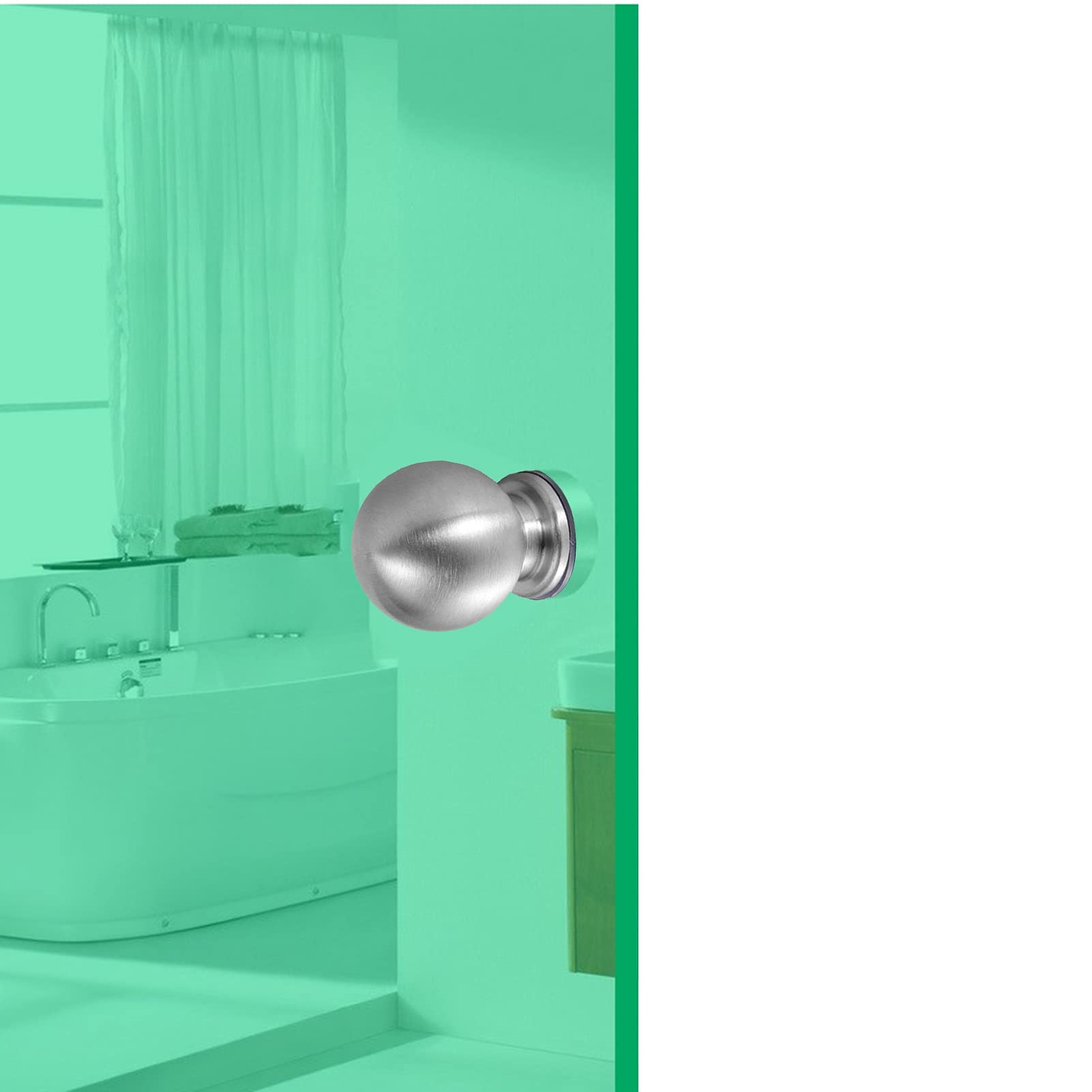 Poignées de porte de douche universelles en pièces de rechange