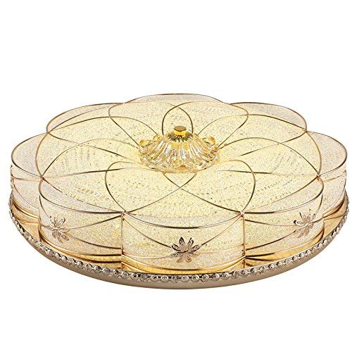 Plafonnier moderne LED de 50cm style européen GZZ Deng pour salon