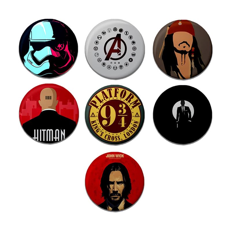 UAXMystical Moments| Set of 7 Badges | Fantasy Scene Badges