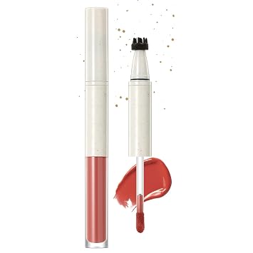 Liquid Face Blush Freckle Pen, Natural Dewy Cream Blush with Light Brown Faux Freckle Stamp Pen 2 in 1 Makeup Natural Sunkissed Dewy Cheeks, Waterproof Fake Freck Tint Marker 03