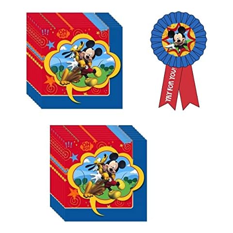Mickey Mouse Party Supplies Bundle by Unique Cover
