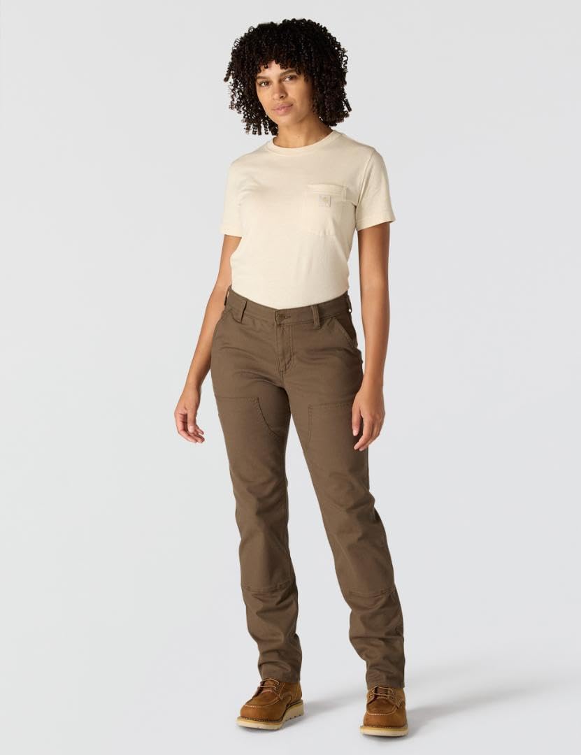 Carhartt Womens Rugged Flex Relaxed Fit Canvas Double-Front Pant - Image 3