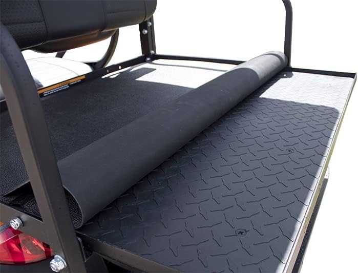 Miniatura 4 de Club Clean Shield Easy Fold Down - Tapete para carrito de golf, 4 plazas, goma EPDM resistente a los rayos UV, color negro