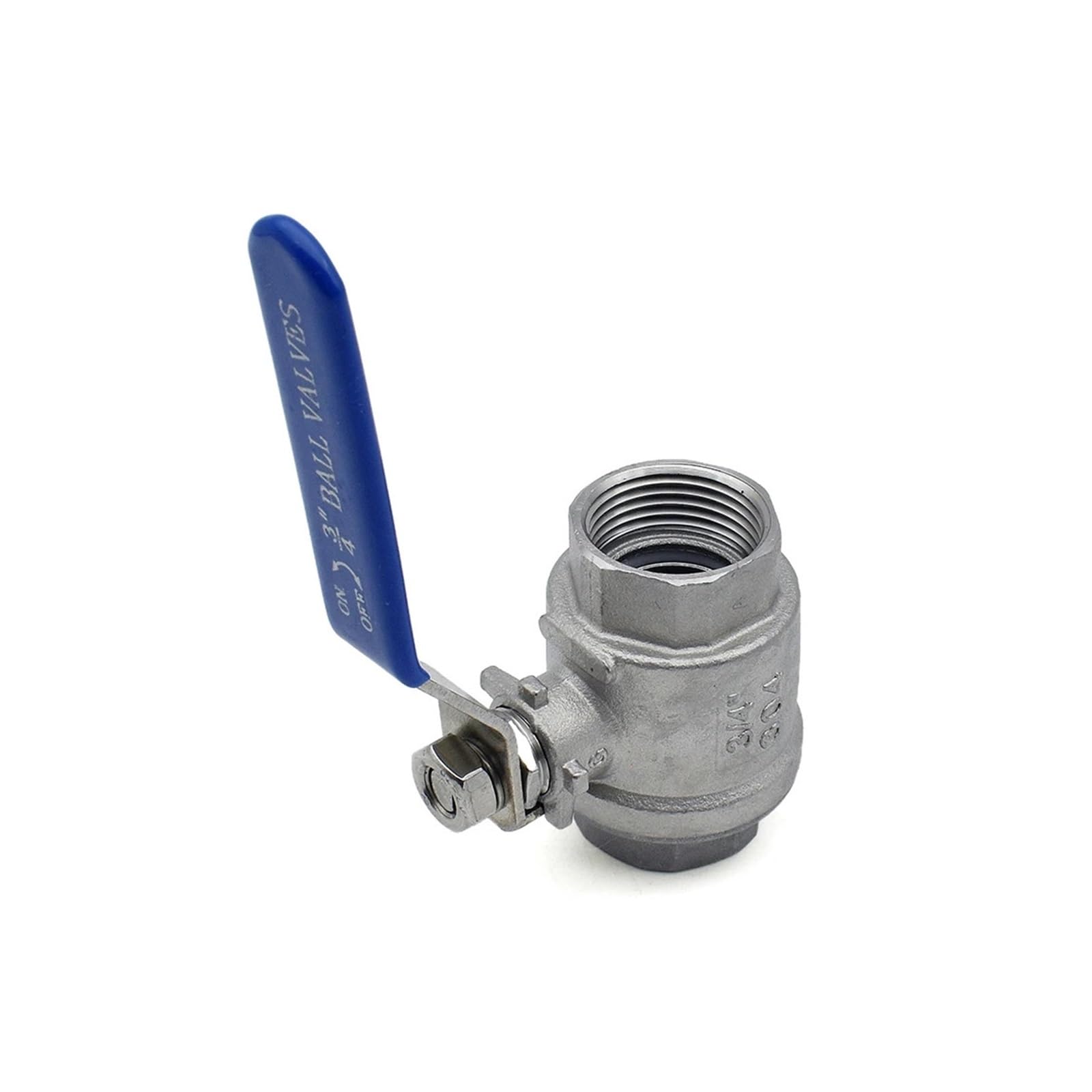 1 Uds 1/4 "3/8" 3/4 "1" 1-1/4 "1-1/2" 2 "BSPT 304/316L válvula de bola acero inoxidable hembra 2P paso completo, interruptor agua(3/8",SS316L)
