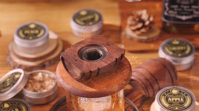 Ritual Life Kit Per Affumicare Cocktail Con Torcia, 2 Bicchieri E Stampo Sfere Ghiaccio, Regalo Uomo Compleanno