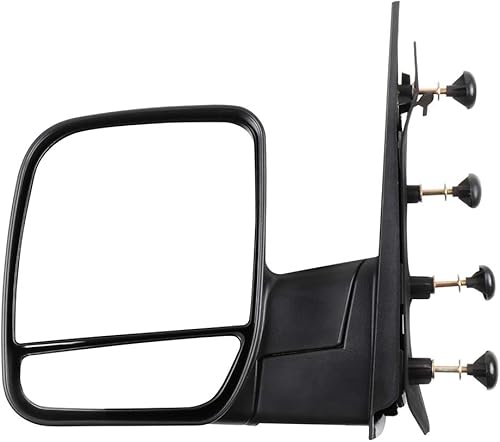 Miniatura 46 de Juego de espejos laterales montados Compatible con Ford E150 E250 E350 E450 E550 Van 2002-2008, plegable manual, sin calefacción, luz de charco