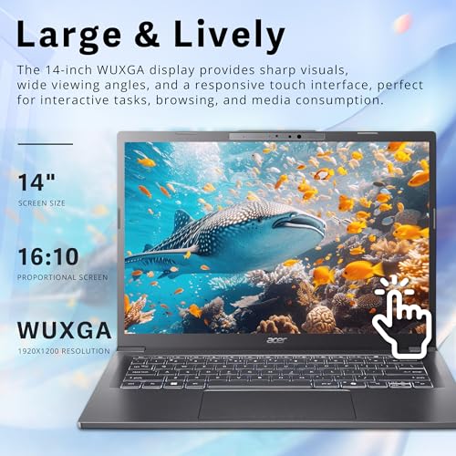 Acer Aspire 14" WUXGA Laptop Touchscreen Intel Ultra 9 miniatura 4