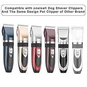   Audoc-3Pack-Dog-Grooming-Clipper-Blades-Compatible-with-ONEISALL-Dog-ClippersLow-Noise-Dog-ClipperMade-of-Stainless-Steel-Pet-Clipper-Blade