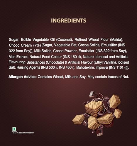 Image of Unibic Foods India Pvt Wafer Qubz Belgium Chocolate 240gm (Pack of 2)